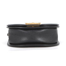 Load image into Gallery viewer, CHANEL Boy Chanel Half Moon Shoulder Bag BlackAS3350 Caviar Leather Size Small