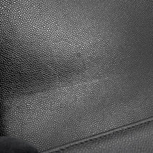 Load image into Gallery viewer, CHANEL Boy Chanel Half Moon Shoulder Bag BlackAS3350 Caviar Leather Size Small