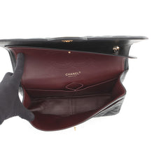 Load image into Gallery viewer, CHANEL Matelasse Double Flap ChainShoulder Bag BlackA58600 Caviar Leather Size 30