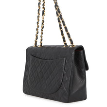 Load image into Gallery viewer, CHANEL Jumbo Matelasse ChainShoulder Bag BlackA04412 Lambskin Size 33
