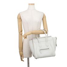 Load image into Gallery viewer, CELINE Luggage White189793DRU.09SO Leather Size micro
