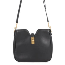 Load image into Gallery viewer, CELINE Seize 16 Shoulder Bag Black120693 Leather