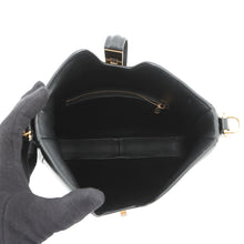 Load image into Gallery viewer, CELINE Seize 16 Shoulder Bag Black120693 Leather