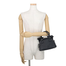 将图像加载到图库查看器中,Maison Margiela Margiela 5AC 2-way Handbag BlackS56WG0081P4455T8013 Calf Leather Canvas Size micro