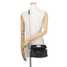 Load image into Gallery viewer, Maison Margiela Margiela 5AC 2-way Handbag BlackS56WG0081P4455T8013 Calf Leather Canvas Size micro
