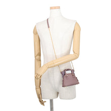 将图像加载到图库查看器中,Maison Margiela Margiela 5AC 2-way Handbag PurpleSB3WG0025P4455T5071 Leather Canvas Size baby