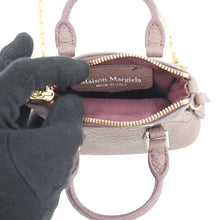 将图像加载到图库查看器中,Maison Margiela Margiela 5AC 2-way Handbag PurpleSB3WG0025P4455T5071 Leather Canvas Size baby