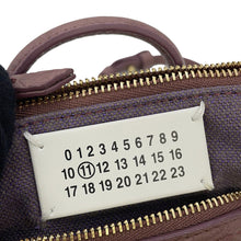 将图像加载到图库查看器中,Maison Margiela Margiela 5AC 2-way Handbag PurpleSB3WG0025P4455T5071 Leather Canvas Size baby
