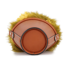 将图像加载到图库查看器中,Maison Margiela Margiela Flowerpot Shoulder Bag Brown/Green/YellowSB3WG0043P6432HA208 Leather Fur Size Mini