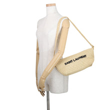 Load image into Gallery viewer, SAINT LAURENT PARIS Le Raffia Cross Body Bag Beige667490GAAA32099 Raffia