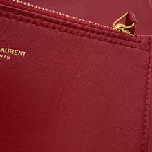 Load image into Gallery viewer, SAINT LAURENT PARIS Suzanne Hobo Chain Shoulder Bag Red63649811C0W6008 Leather