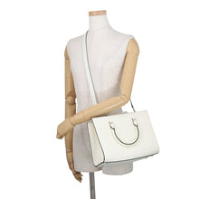 Load image into Gallery viewer, JIMMY CHOO CHOO BOOK 2WAYBag White Leather