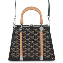 Load image into Gallery viewer, GOYARD Saigon Mini Trunk Bag BlackSAIMA3MINTY01CL01P PVC Leather Wood