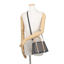 Load image into Gallery viewer, GOYARD Saigon Mini Trunk Bag BlackSAIMA3MINTY01CL01P PVC Leather Wood