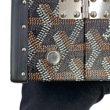 Load image into Gallery viewer, GOYARD Saigon Mini Trunk Bag BlackSAIMA3MINTY01CL01P PVC Leather Wood