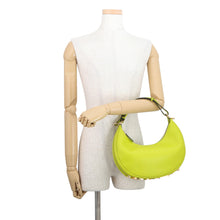 Load image into Gallery viewer, FENDI Graphy Hobo Bag LimeGreen8BR798 Leather Size Small