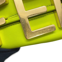 Load image into Gallery viewer, FENDI Graphy Hobo Bag LimeGreen8BR798 Leather Size Small
