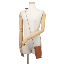 Load image into Gallery viewer, LOEWE phone pouch Brown Leather