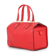 Load image into Gallery viewer, Valextra Valextra Babila Boston Handbag RedWBBB0031028LOC99 Leather Size Small