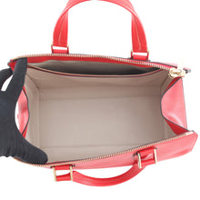 Load image into Gallery viewer, Valextra Valextra Babila Boston Handbag RedWBBB0031028LOC99 Leather Size Small