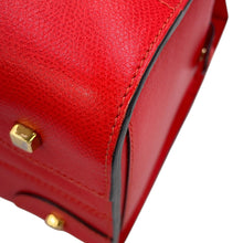 Load image into Gallery viewer, Valextra Valextra Babila Boston Handbag RedWBBB0031028LOC99 Leather Size Small