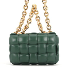 将图像加载到图库查看器中,Bottega Veneta Padded Maxi Intrecciato Chain Cassette rain tree631421VBWZ03035 Leather