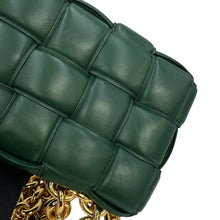 将图像加载到图库查看器中,Bottega Veneta Padded Maxi Intrecciato Chain Cassette rain tree631421VBWZ03035 Leather