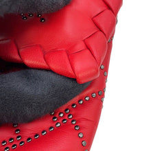 Load image into Gallery viewer, Bottega Veneta Olympia Studded Chain Shoulder Bag Red386498VBJU0 Leather