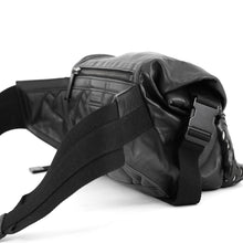 Load image into Gallery viewer, Bottega Veneta Crossbody Bag with Perforations Black Leather