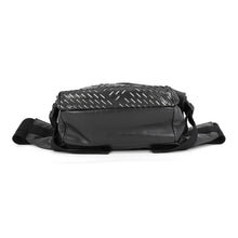 Load image into Gallery viewer, Bottega Veneta Crossbody Bag with Perforations Black Leather