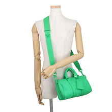 将图像加载到图库查看器中,LOUIS VUITTON Keepall Bandouliere GreenM20929 Monogram・Taurillon Size 25