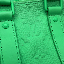 将图像加载到图库查看器中,LOUIS VUITTON Keepall Bandouliere GreenM20929 Monogram・Taurillon Size 25