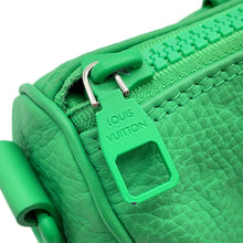 将图像加载到图库查看器中,LOUIS VUITTON Keepall Bandouliere GreenM20929 Monogram・Taurillon Size 25