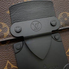 将图像加载到图库查看器中,LOUIS VUITTON SPadlock Sling Bag NoirM45807 Monogram Macassar Canvas