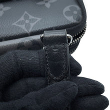 Load image into Gallery viewer, LOUIS VUITTON Eclipse Reverse Double Phone Pouch NoirM69534 Monogram Eclipse Reverse