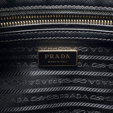 Load image into Gallery viewer, PRADA Galleria Saffiano Leather Handbag Black1BA863 Leather