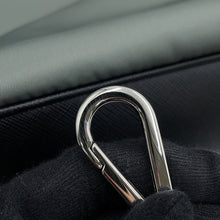 Load image into Gallery viewer, PRADA Triangle Logo 2-Way Tote Gray/Black2VG064 Nylon Saffiano LeatherLeather