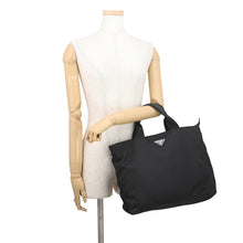 将图像加载到图库查看器中,PRADA 2WAYTote Bag Black1BG387 Nylon Leather