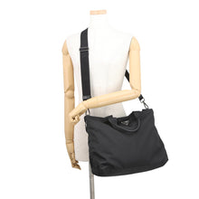 将图像加载到图库查看器中,PRADA 2WAYTote Bag Black1BG387 Nylon Leather