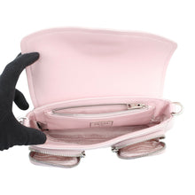 Load image into Gallery viewer, PRADA Flap Shoulder Bag Pink1BD295 Nylon BrushedLeather