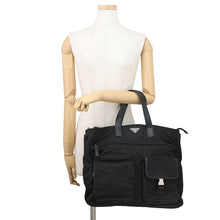 Load image into Gallery viewer, PRADA 2WAYBag BlackVA0610 Tessuto Nylon Leather
