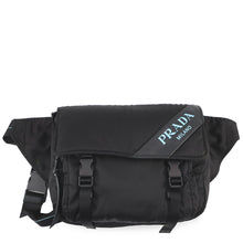 Load image into Gallery viewer, PRADA Messenger bag Black/Blue1BD157 Tessuto Nylon Leather