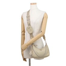 Load image into Gallery viewer, PRADA 2WAY Shoulder Bag Beige1BH204 Nylon Leather