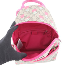 Load image into Gallery viewer, GUCCI GG Supreme Flower Print Children's Backpack (Kim Seung-yeon) Beige/Pink782708 GG Supreme