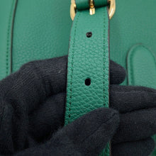 Load image into Gallery viewer, GUCCI Jackie 1961 2WAYBag Green810232 Leather Size Small