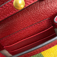 Load image into Gallery viewer, GUCCI Biadera Mini Shoulder Bag Multicolor625603 Canvas Leather