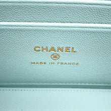 Load image into Gallery viewer, CHANEL Matelasse Vanity ChainShoulder Bag Light BlueAP2199 Lambskin