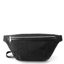 Load image into Gallery viewer, GUCCI Jumbo GG Crossbody Bag Black696031 FABRP 1000 Leather Canvas