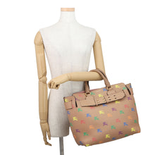 Load image into Gallery viewer, BURBERRY Belt 2way Handbag Brown/Multicolor8006494 Leather
