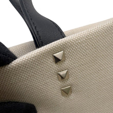 Load image into Gallery viewer, Valentino Garavani Logo Canvas Tote Beige/BlackTW2B0D21FWB Leather Canvas